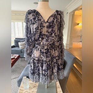 Misa short floral dress